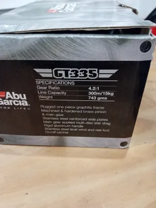 Carrete Abu Garcia GT335