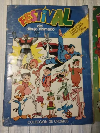 3 Álbumes Colección Dibujo Animado