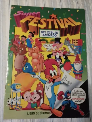 3 Álbumes Colección Dibujo Animado