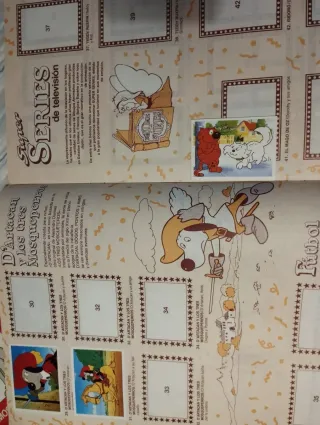 3 Álbumes Colección Dibujo Animado