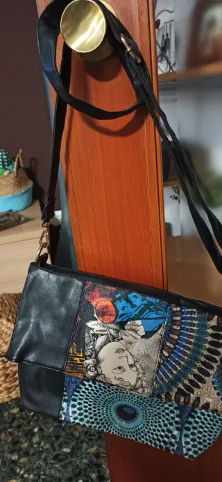 Bolso bandolera patchwork