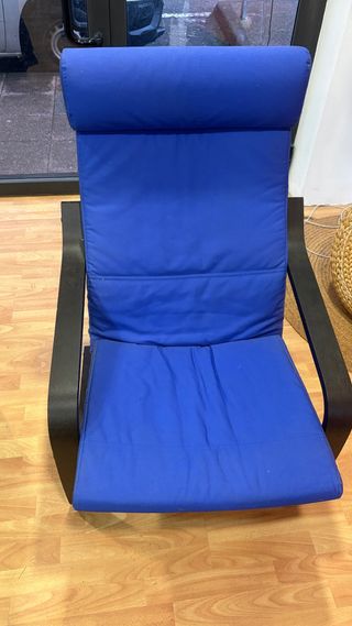 Sillón y Reposapiés Poäng Ikea