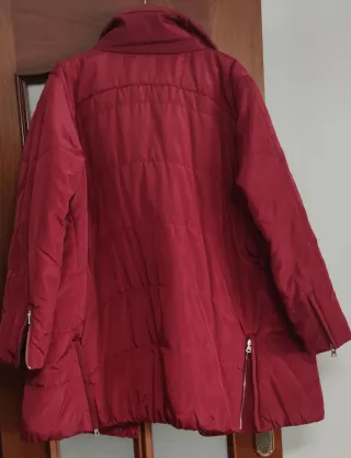 Parka señora granate