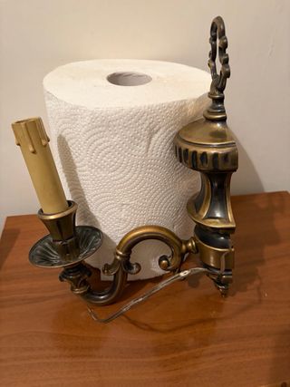 Applique vintage metallo e plastica