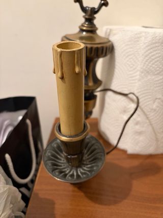 Applique vintage metallo e plastica