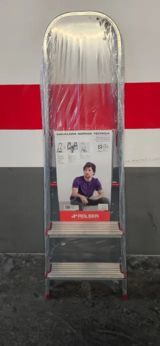 Escalera Rolser 3 peldaños Nueva Precintada