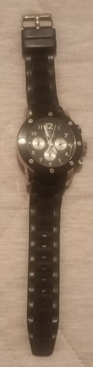 Reloj Viceroy Cronógrafo Negro y Plateado