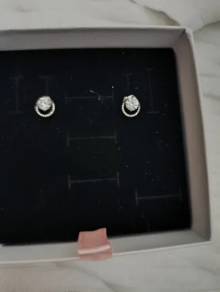 Pendientes Pandora Aro Circonitas Plata