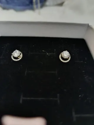Pendientes Pandora Aro Circonitas Plata