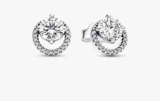 Pendientes Pandora Aro Circonitas Plata