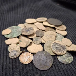 Lotto di oltre 30 monete antiche