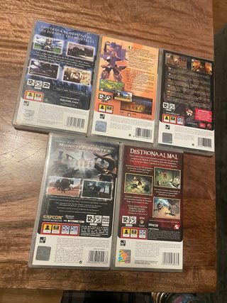 Lote 5 Juegos PSP PAL España