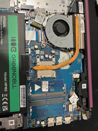 Placa base HP portátil