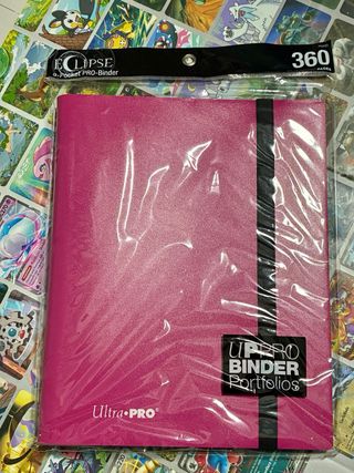 Carpeta 9 bolsillos PRO-Binder Rosa Ultra Pro