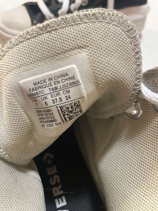 Converse Chuck Taylor All Star Talla 37.5 platform