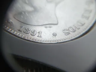 5 Pesetas 1891 *18 *91 Alfonso XIII.