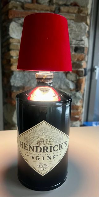 Lampada bottiglia Gin Hendrick's