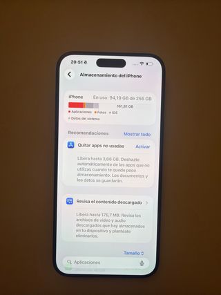 iPhone 15 Pro Max Negro 256GB