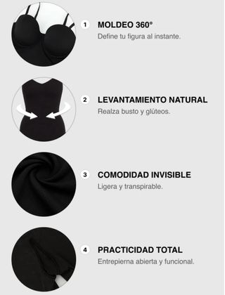 Faja Moldeadora Curvify Negra