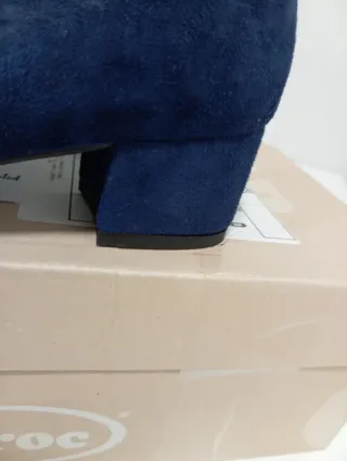 Zapatos Kroc ante azul marino talla 38