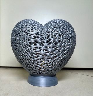 Lampada a forma di cuore