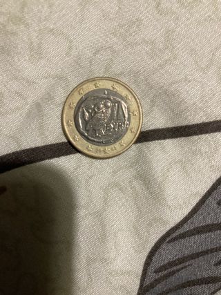 Moneta da 1 Euro Gufo 2002