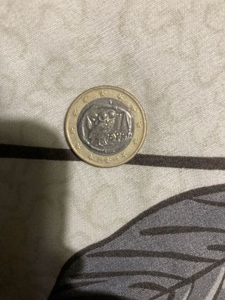 Moneta da 1 Euro Gufo 2002
