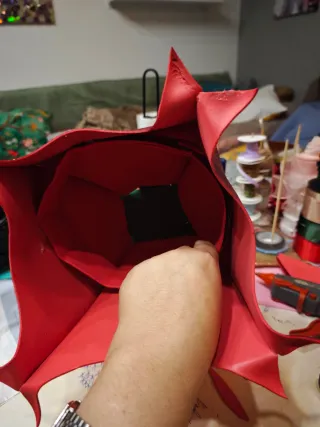 Gorro disfraz rojo brillante