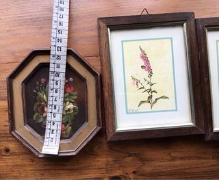 Dipinti floreali in miniatura