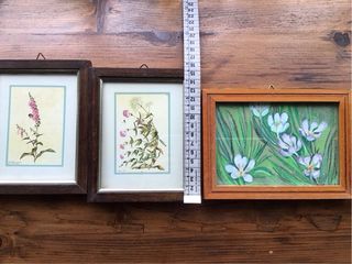 Dipinti floreali in miniatura