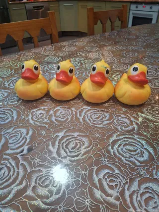 Lote 4 patos de feria a 17 €