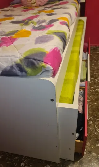 Cama nido doble con 3 cajones