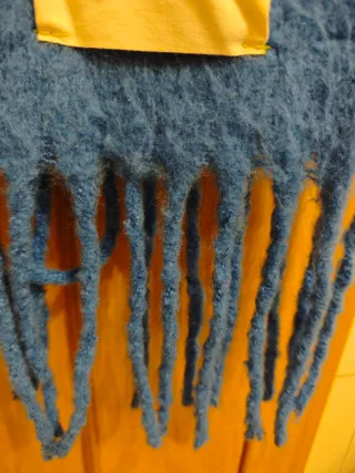 Bufanda Tinto Retto azul eléctrico