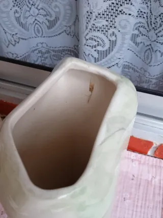 Pareja jarrones decorativos con y sin asas