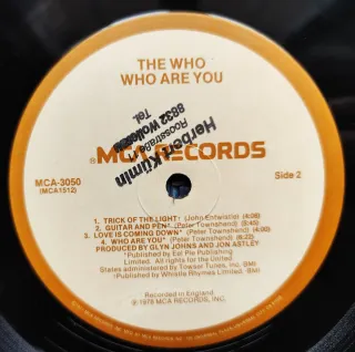 LP 1978 🇺🇸 THE WHO - WHO ARE YOU