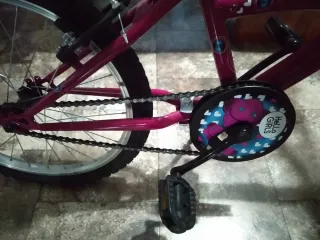 Bicicleta niña rosa. Tamaño 20".