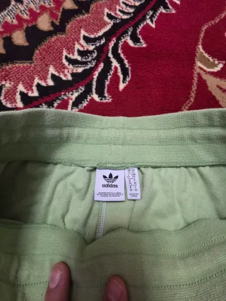 Pantaloni Adidas donna velluto verde