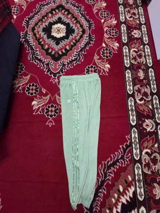 Pantaloni Adidas donna velluto verde