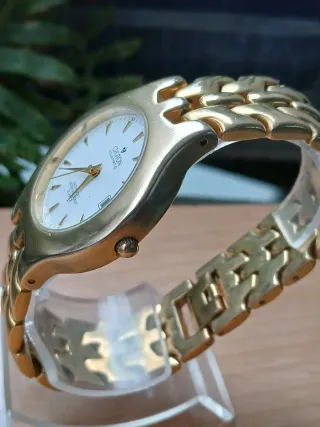 Reloj Croton Aquamatic Cuarzo Dorado