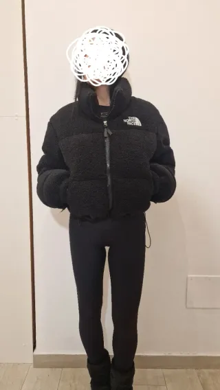 Pile corto nero S North Face