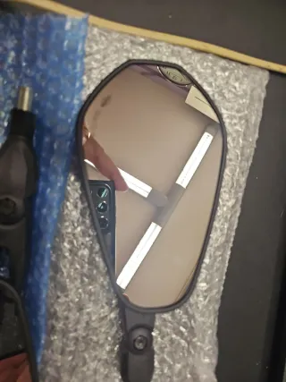 Retrovisores Moto Negro