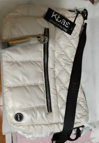 Bolso Kbas Acolchado Beige