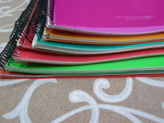 Lote 11 libretas folio espiral colores