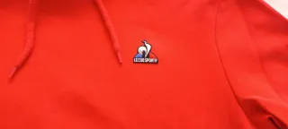Sudadera Le Coq Sportif con capucha roja , talla M