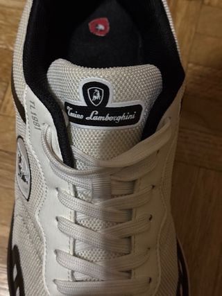 Zapatillas Deportivas Lamborghini Blancas y Negras