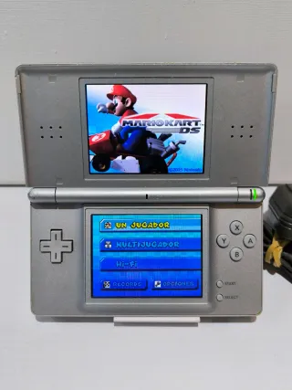 Nintendo DS Lite Argento + Mario Kart