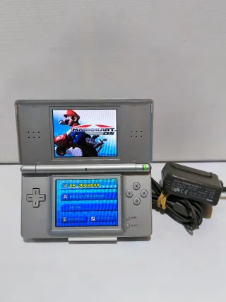 Nintendo DS Lite Argento + Mario Kart