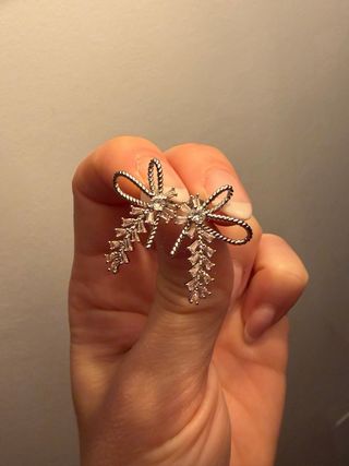 Pendientes Swarovski Plata Ley Rosa