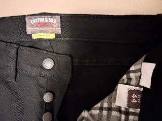 Jeans uomo neri Cotton & Silk
