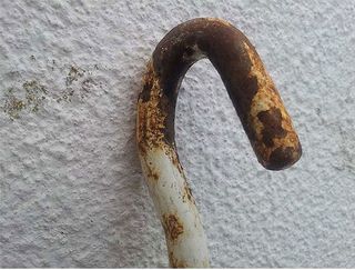 Gancho persiana hierro usado